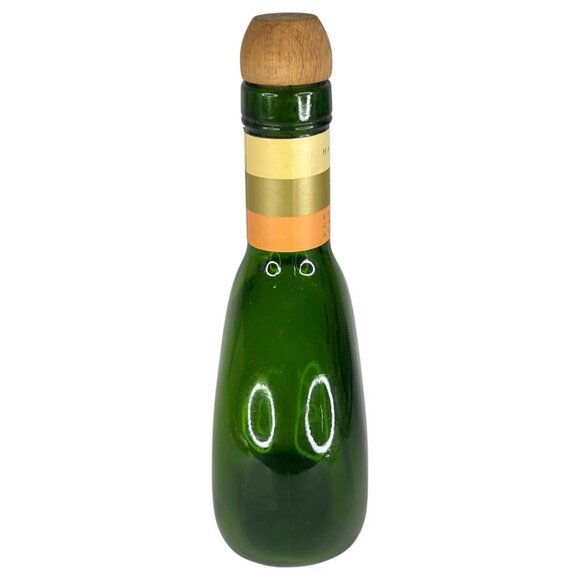 Round Pond Napa Valley Olive Oil Bottle EMPTY Green With cork Plug Extra Virgin - Picture 3 of 9
